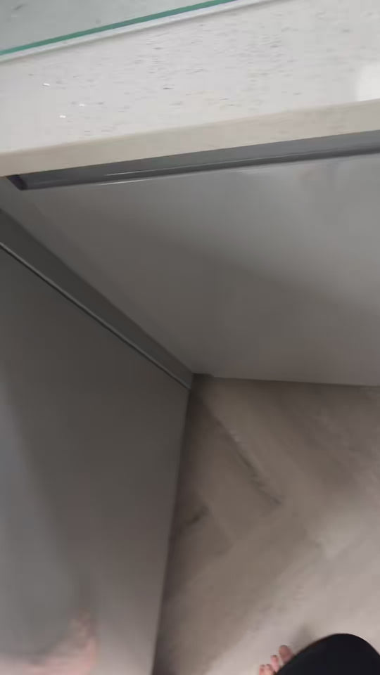 A customer on the touchscreen toaster